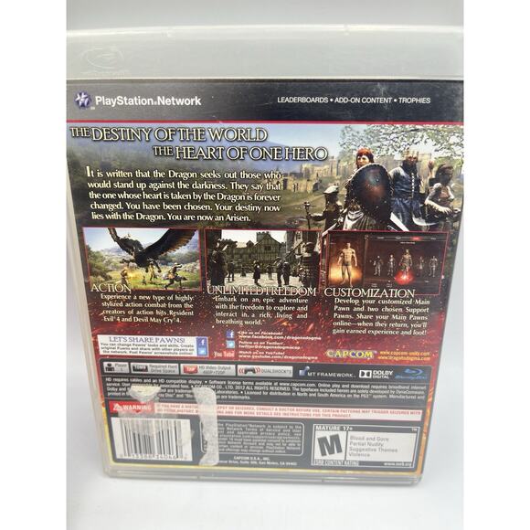 Dragon's Dogma (Sony PlayStation 3, 2012) Complete Tested - Picture 7 of 8